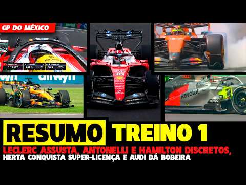 🚨TL1: SEM VERSTAPPEN, LECLERC ASSUSTA! HERTA CONQUISTA SUPERLICENÇA E AUDI DÁ BOBEIRA | FÓRMULA 1