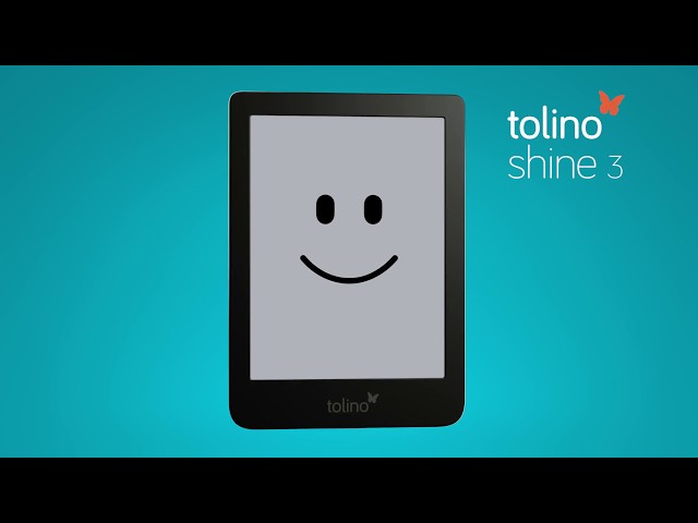 Vidéo teaser pour tolino shine 3: Leichter 6“ eReader im neuen Design mit Leselicht inkl. smartLight und 8 GB Speicher