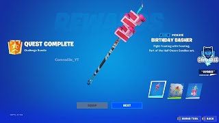 Fortnite Complete Birthday Quests - How to EASILY unlock all Fortnite Birthday Rewards