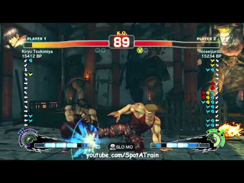 SSF4 - Kiryu Tsukimiya (Guy) vs. hioseijurou (Guile)