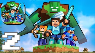 Craftsman War Mob Battle - Gameplay Walkthrough Part 2 - Craft an army vs Enemies (Android, iOS)