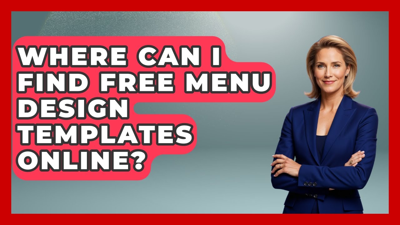 Where Can I Find Free Menu Design Templates Online? | Food Business Playbook News