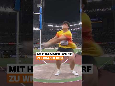 Nur drei Deutsche haben den Hammer je weiter geworfen 💪 | sportstudio | #shorts