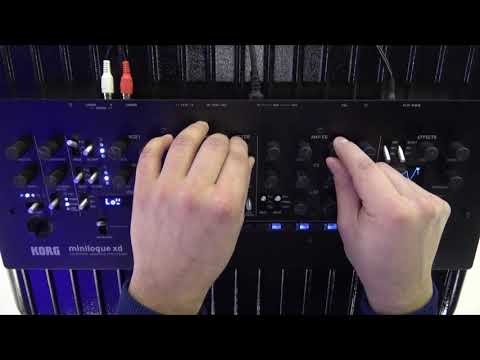 Korg Minilogue XD - Factory Presets Demo (No Talking)