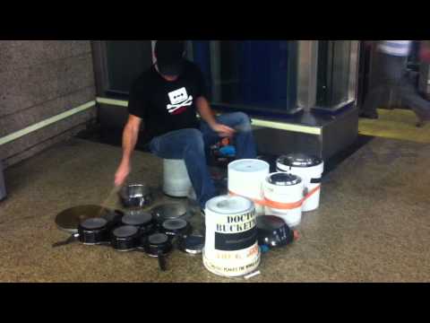 Incredible Street drummer