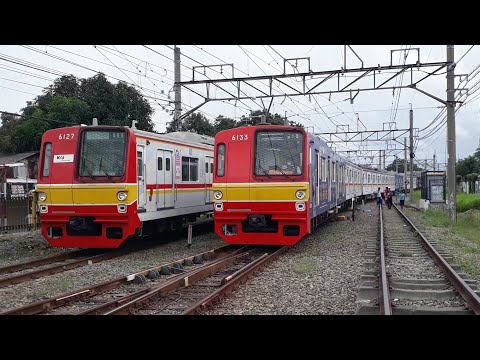 Epic ! KRL VS KRL BALAPAN Siapa Yang Menang ? Kompilasi KRL commuterline Adu Kecepatan Diatas REL