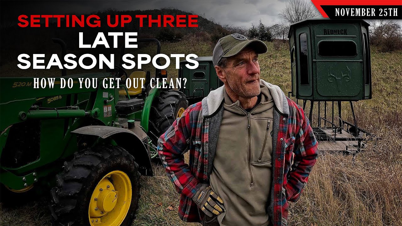 Three Late Season Setups - How to Exit Late Season Stands | Bowhunting Whitetails w/ Bill Winke
