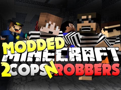 Minecraft Modded Cops and Robbers 2 - CAR MOD (Bodil40, Mitch, Vikk and Woofless)
