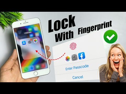How To Set Fingerprint Lock on apps In iPhone 2024 | How To Lock Apps With Fingerprint On iPhone |