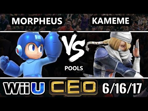 CEO 2017 Smash 4 - Morpheus (Mega Man) vs DNG | Kameme (Sheik) Wii U Tournament