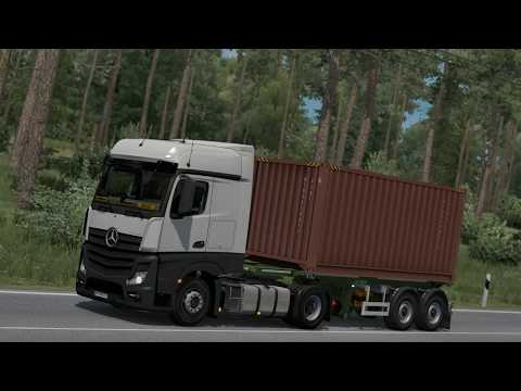 ETS2 Mercedes Actros MP4 1845 Magdeburg - Bremen