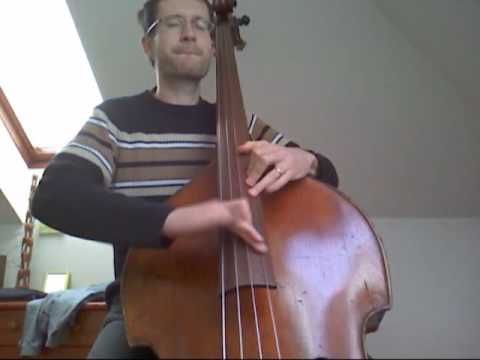 Nigerian Marketplace theme on upright bass