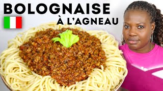 BOLOGNAISE À L'AGNEAU 🇮🇹 (Ragù di Agnello) SAUCE TOMATE ITALIENNE
