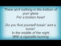 Vince Gill - Nothin' For A Broken Heart Lyrics