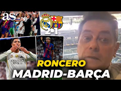 El RECADO de RONCERO a LAMINE YAMAL y el consejo a VINICIUS | REAL MADRID 2 - BARCELONA 1