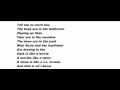 Miss Suzie Lyrics
