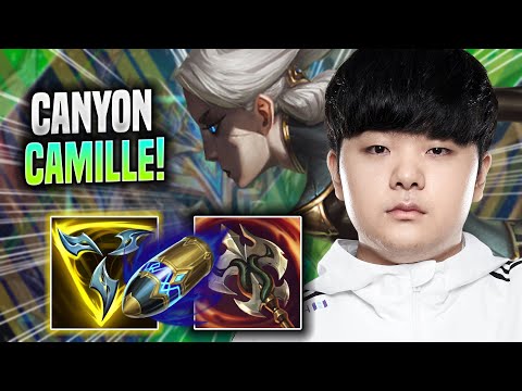 CANYON IS SO CLEAN WITH CAMILLE! - DK Canyon Plays Camille TOP vs Gwen! | Season 2022