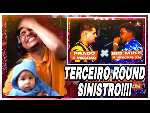 PH REACT / ￼(ROUND SANGRENTO) PRADO E MAGRÃO X BIG MIKE E VINICIUS ZN | SEMIFINAL | 275ª