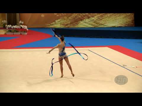 CASTIGLIONI Lucia (SMR) - 2018 Rhythmic Worlds, Sofia (BUL) - Qualifications Ribbon