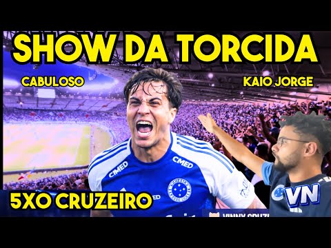 🦊 QUE FESTA! Bastidores da TORCIDA DO CRUZEIRO no 5x0 HISTÓRICO