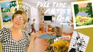 full time artist Q+A ☺︎ art biz ?