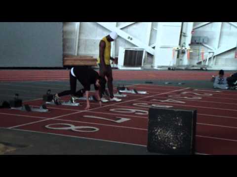 AMK International Athletes Doing Block Starts 12/26/11