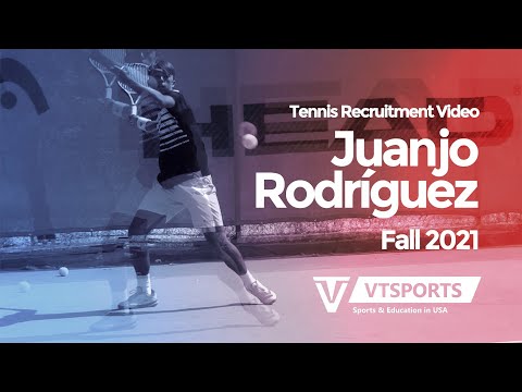 College Tennis Recruitment - Juanjo Rodríguez (Spain) - FALL 2021