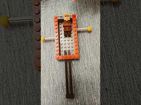 Villager Nitwit in Trap #minecraft #minecraftmovie #lego #fnaf #springtrap #fivenightsatfreddys