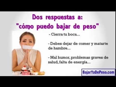 como puedo bajar de peso Si, como puedo bajar de peso