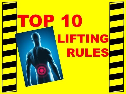 Back Safety - Top 10 Lifting Rules - Avoid Back & Spine Injuries, Safety Training Video