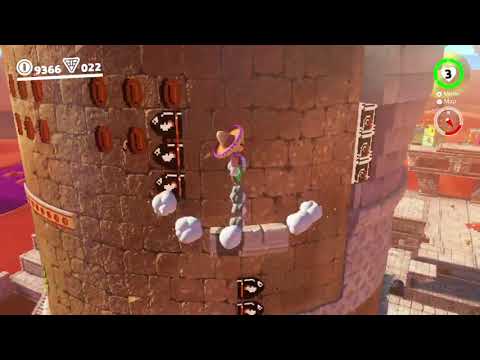Super Mario Odyssey - 'Atop the Highest Tower' 2D Section Skip