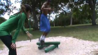 Dre Baldwin: Lateral High Jumps | Lower Body Stamina | Vertical Jump Training Drill Bounce