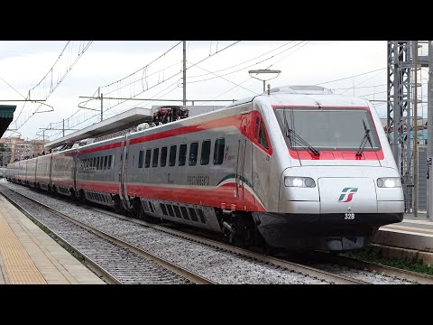 FRECCIARGENTO ETR 485.32 “Pendolino” freschissimo di revisione sull’ EUROSTAR Lecce-Roma Termini!