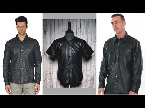 Stunning Leather Shirts for Men this Year