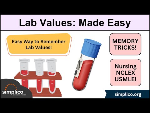EASY TRICKS to Remember Lab Values [Nursing NCLEX, USMLE]
