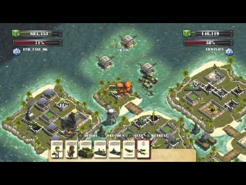15.  Attacking using 6 Battleships without Tanks, using only core units