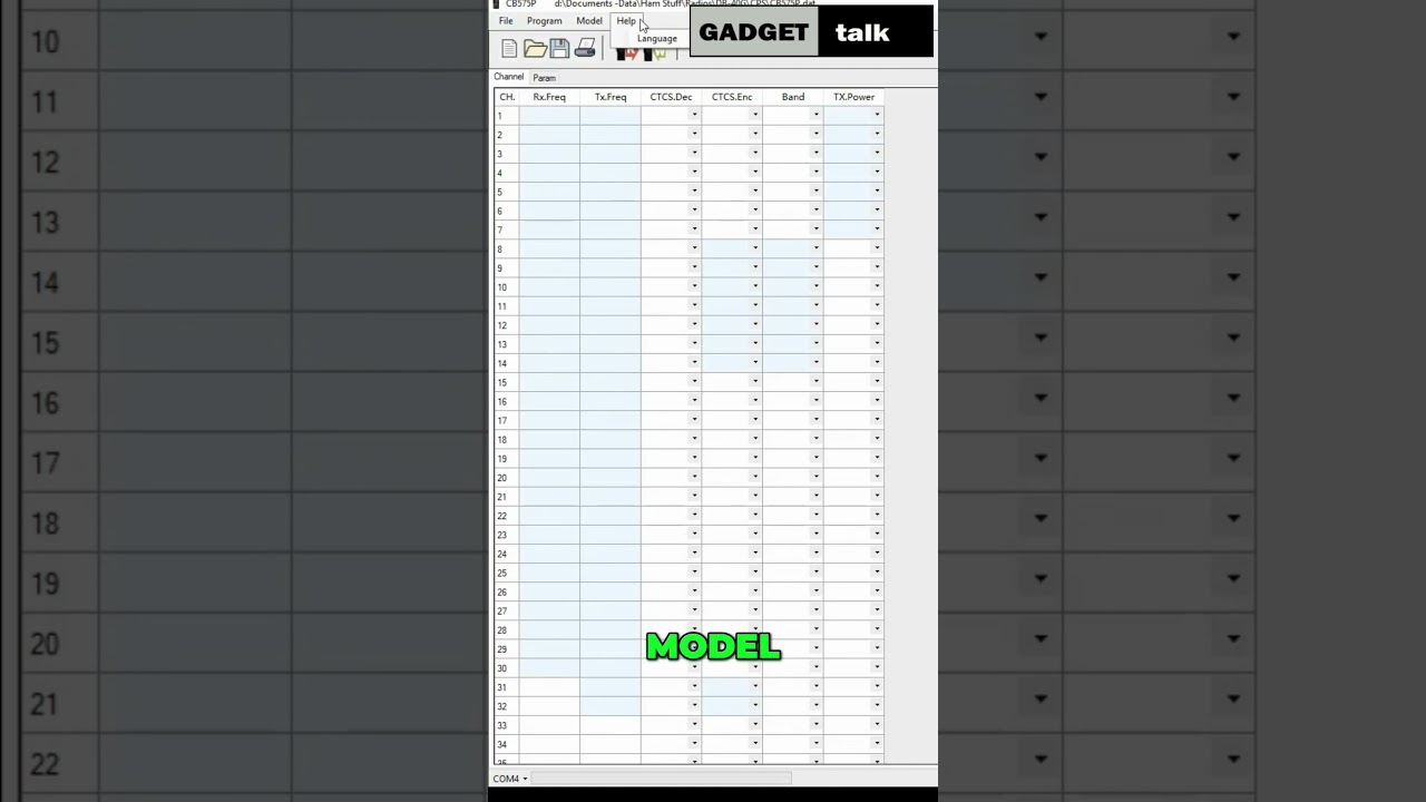CPS Programming for DB40 G Radios