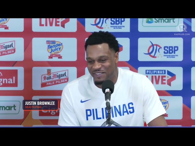 Justin Brownlee shows out for ‘idol’ Carmelo Anthony in Gilas Pilipinas debut