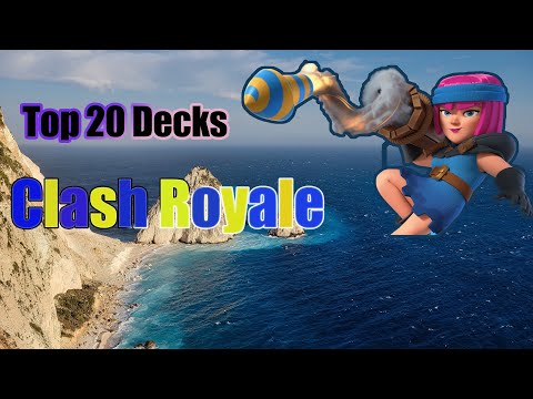 Top 20 Decks for Season26 royale tournament in clash royale