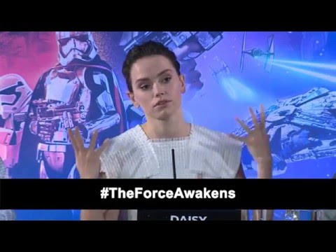 Press Conference: Daisy Ridley, J.J. Abrams, Harrison Ford | Star Wars: The Force Awakens