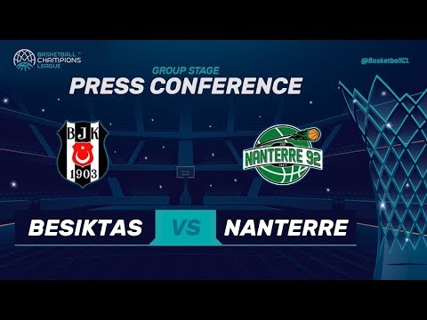 Besiktas Sompo Japan v Nanterre 92 - Press Conference - Basketball Champions League 2017-18