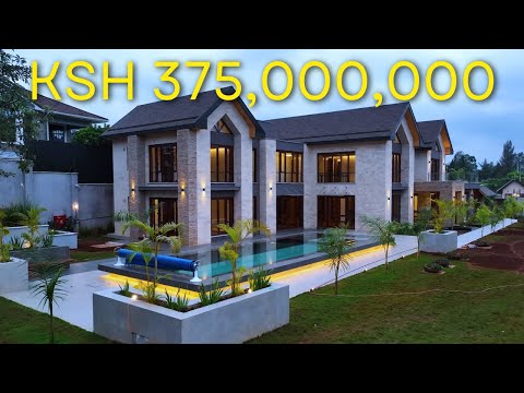 Inside Ksh.375,000,000 4Bedroom #mansion #housetour in #Runda #Kenya #realestate #luxury #home #land