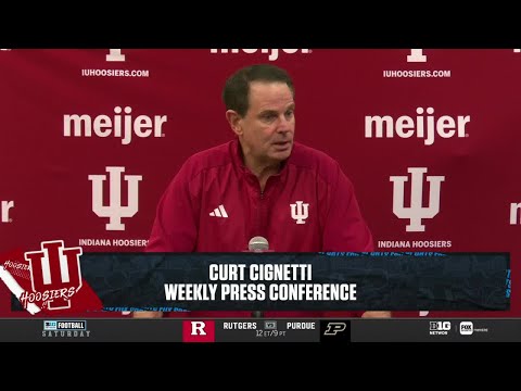 Curt Cignetti Talks Win Over Michigan State & Prep for UCLA | Indiana Football