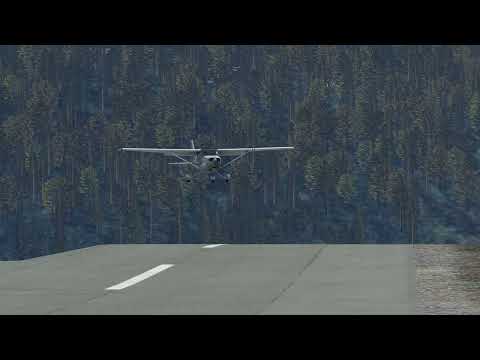 X-Plane 12 - Crosswind Landing at Oak Country Ranch (33CL)