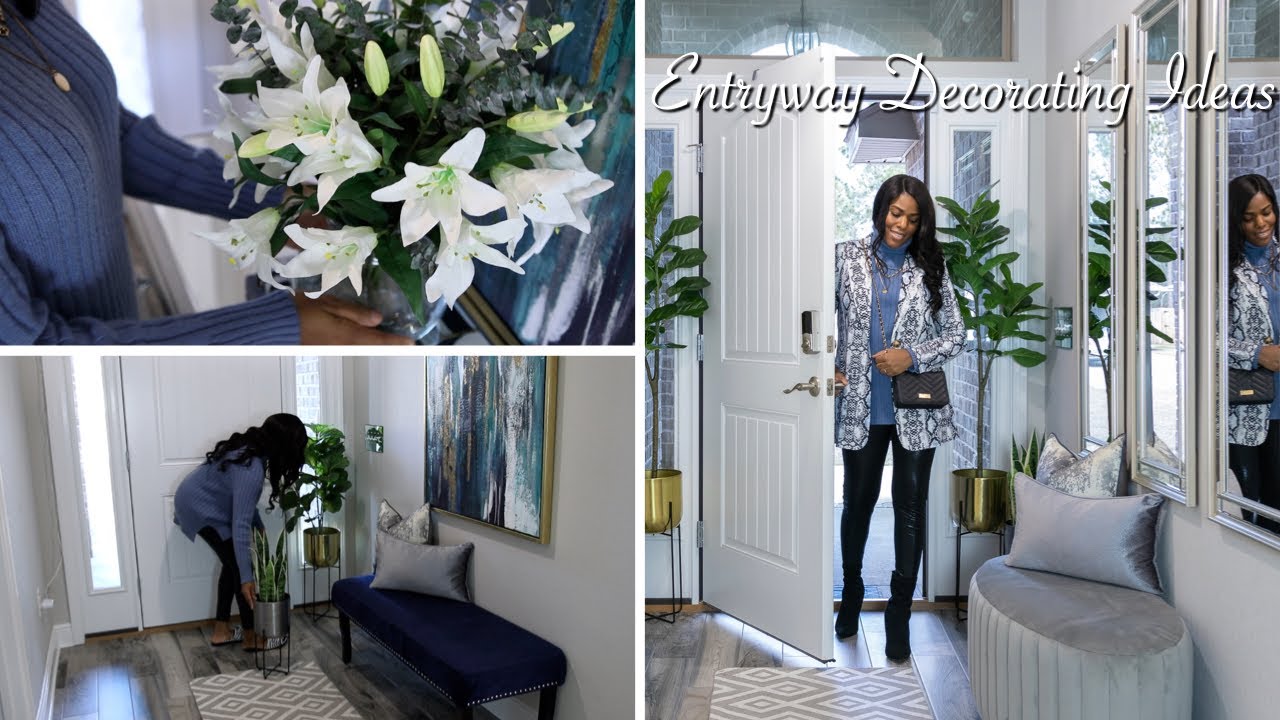 ENTRYWAY DECORATING IDEAS | DECORATE WITH ME | ENTRYWAY DECOR