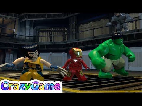 Lego Marvel Super Heroes 4 - Hulk, Ironman, Wolverine vs Sabertooth & Abomination