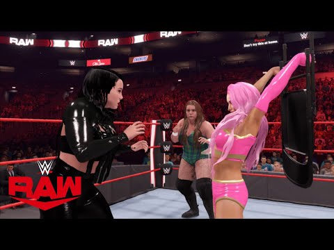 WWE 2K22 RAW EVA MARIE & DOUDROP ATTACK ANGELA PONTARELLI AGAIN