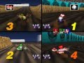 Mario Kart 64 Netplay Wario Stadium 4 Player Race