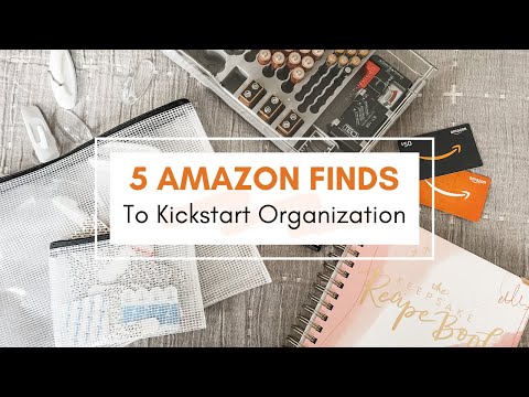5 Amazon Finds To Kickstart Organization