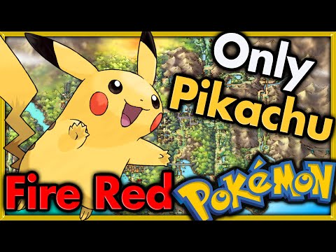 Can I Beat Pokemon Fire Red with ONLY Pikachu? 🔴 Pokemon Challenges ► NO ITEMS IN BATTLE